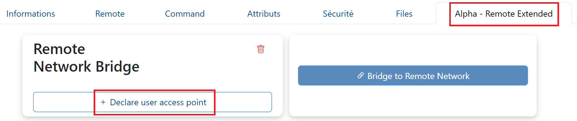Alpha Remote Extended